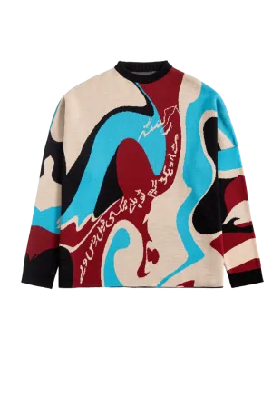 "WICKED GAME" JACQUARD SWEATER