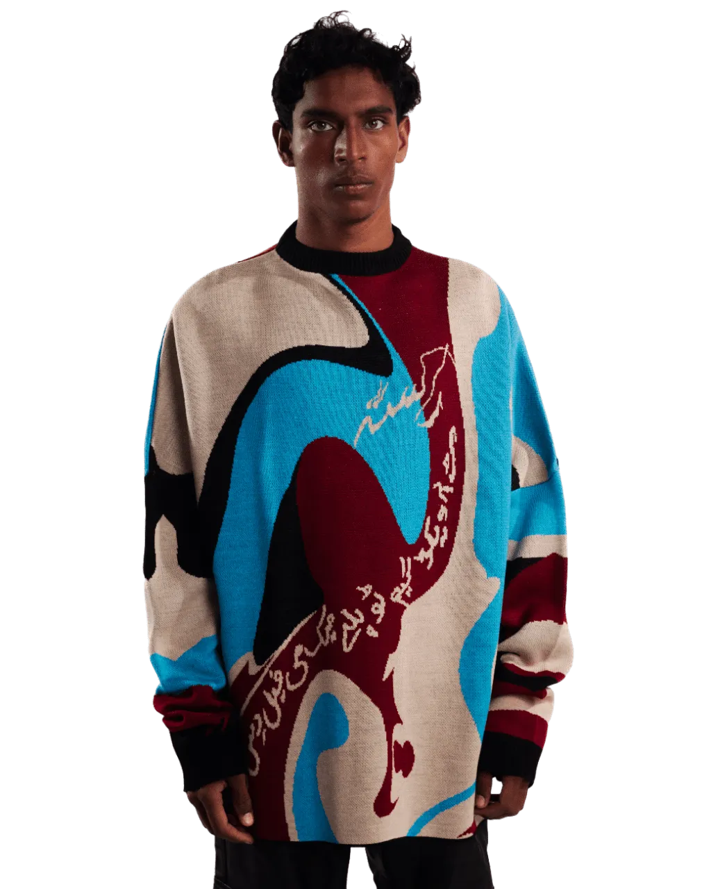 "WICKED GAME" JACQUARD SWEATER