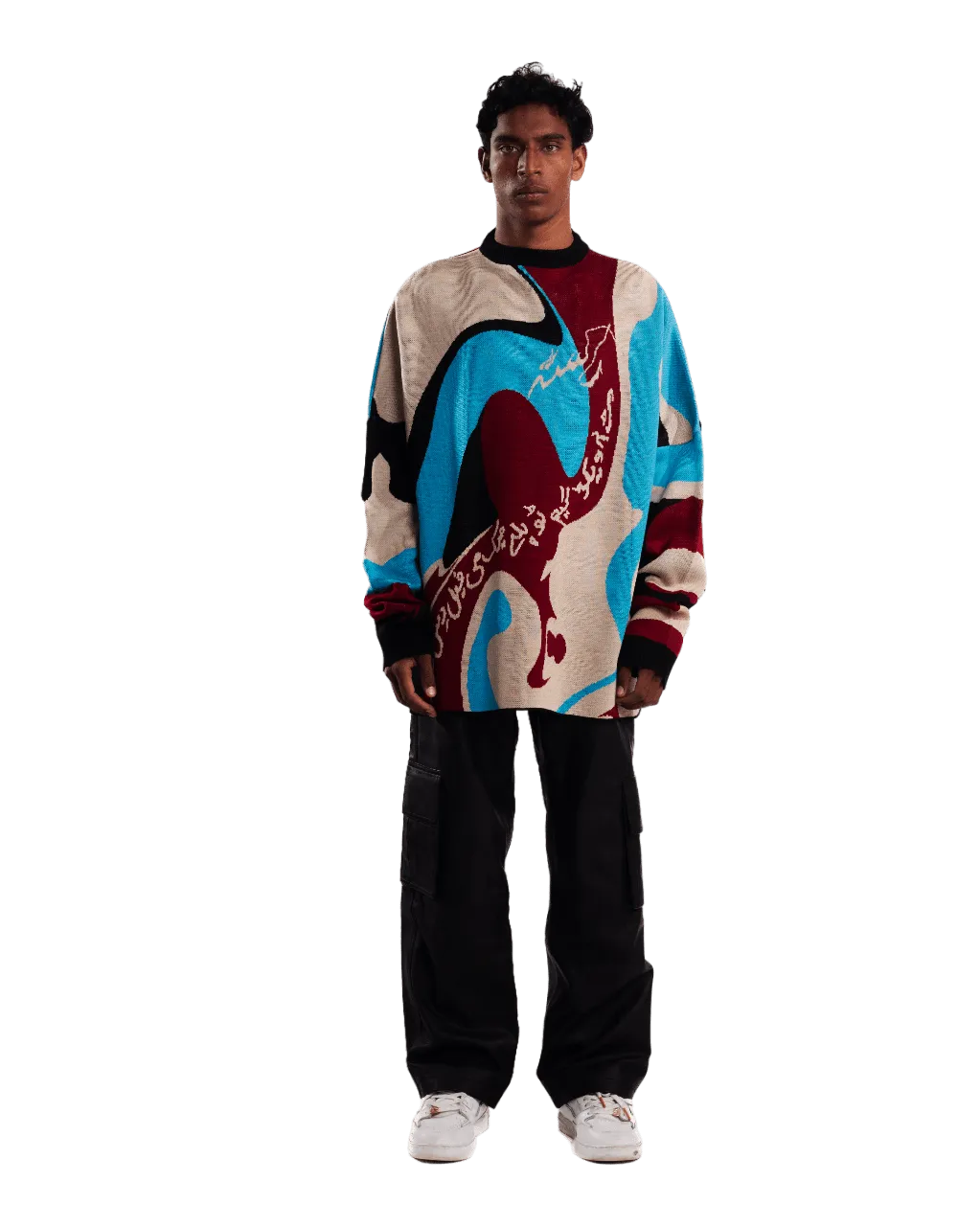 "WICKED GAME" JACQUARD SWEATER