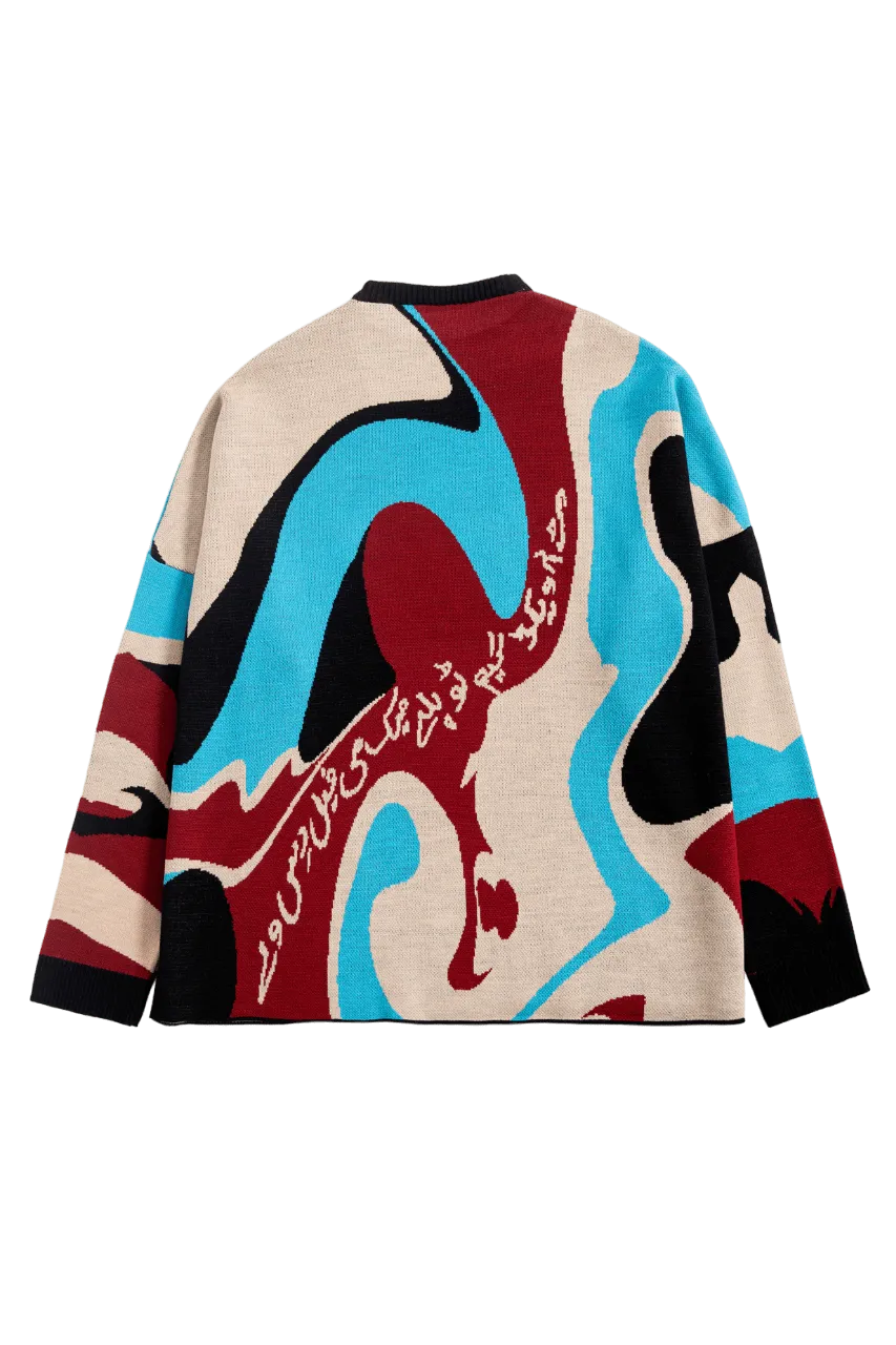 "WICKED GAME" JACQUARD SWEATER