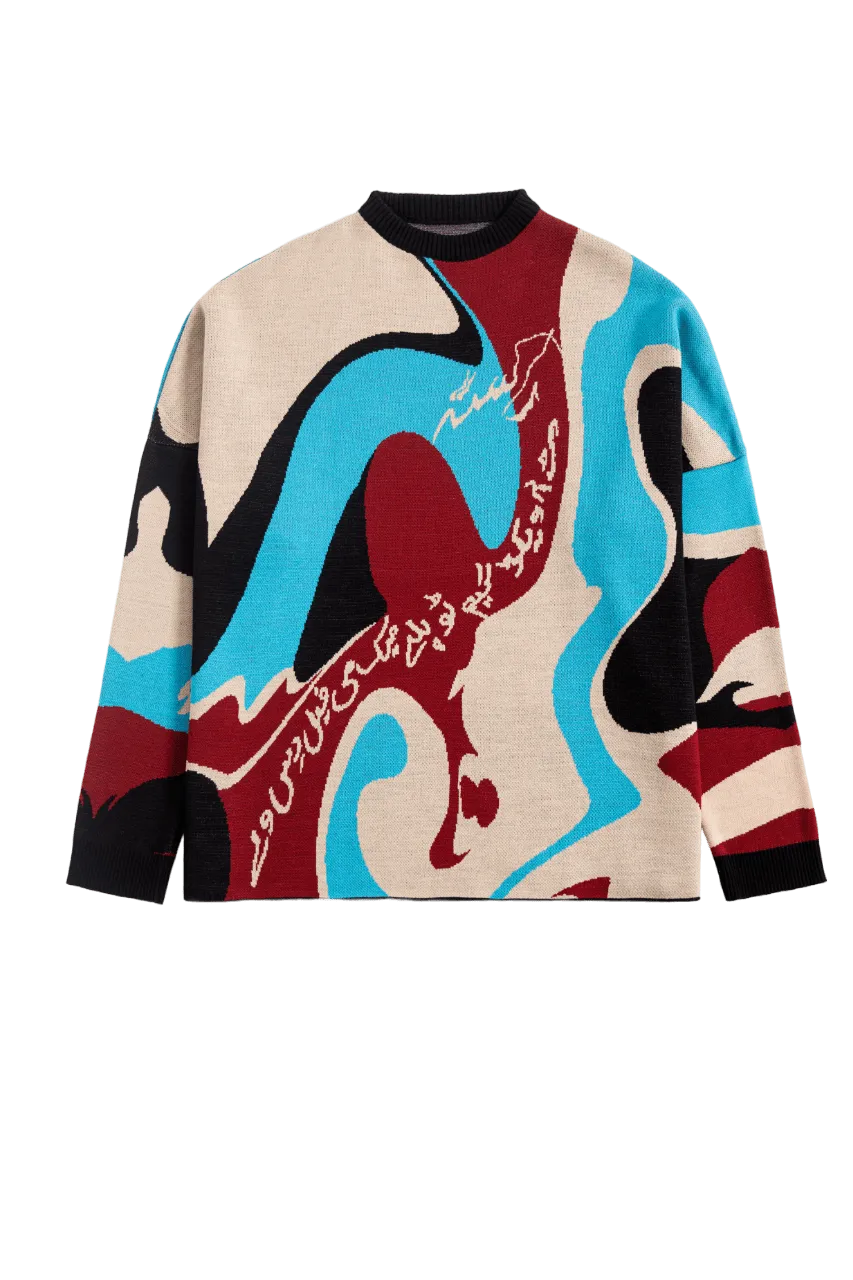 "WICKED GAME" JACQUARD SWEATER