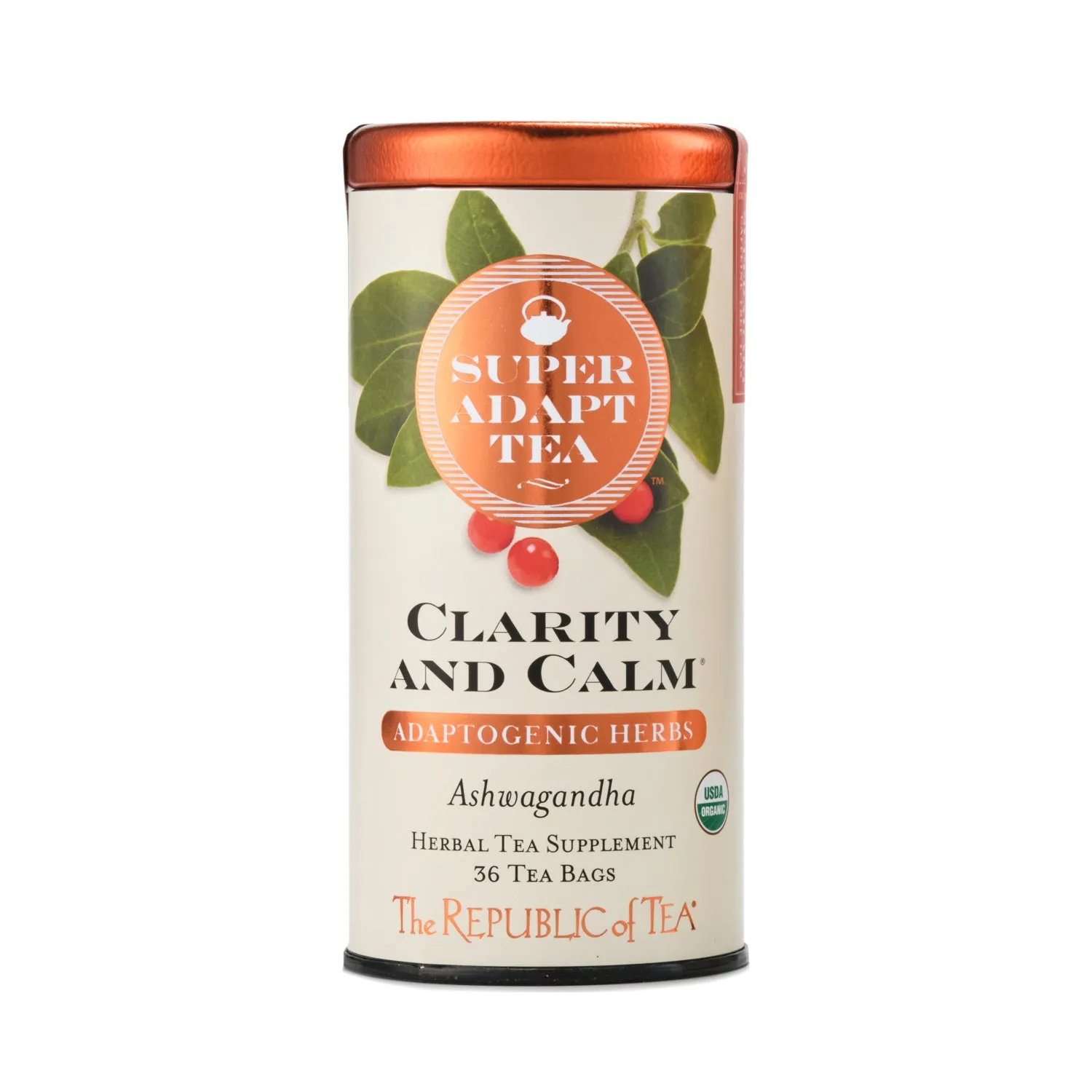 Republic of Tea Superadapt Clarity And Calm 36 tea bags