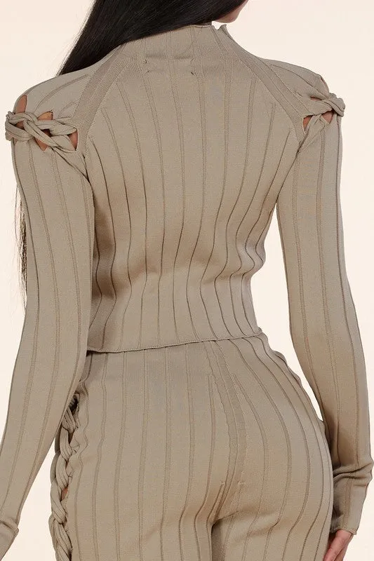 RICKI RIBBED SET