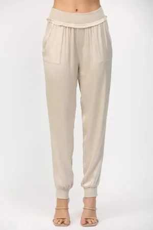 Satin Jogger Pants