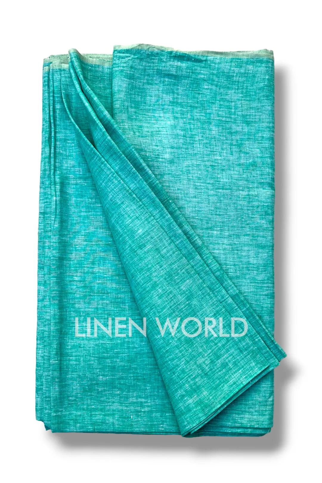 Sea Green Linen Fabric (60 Lea)