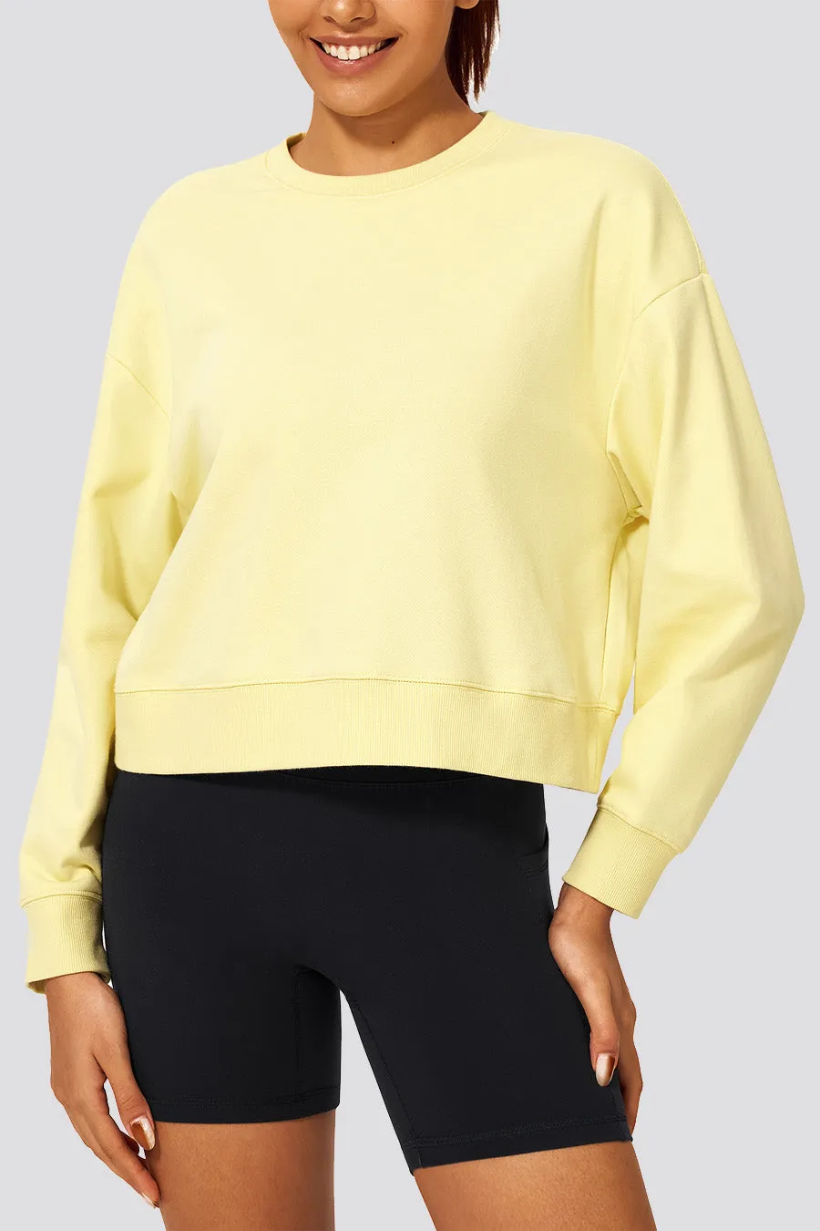 Short Oversized Sweatshirt
