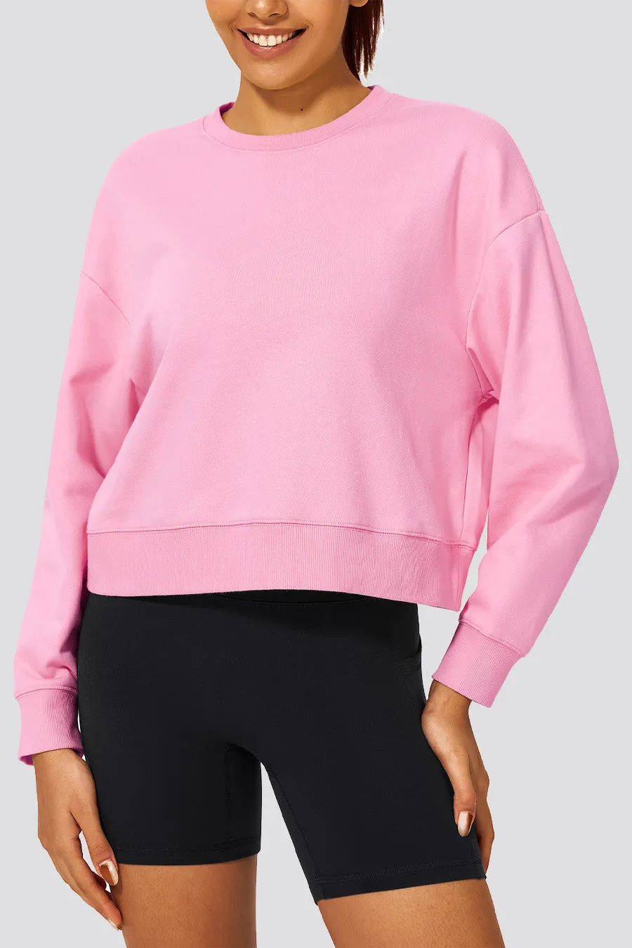 Short Oversized Sweatshirt