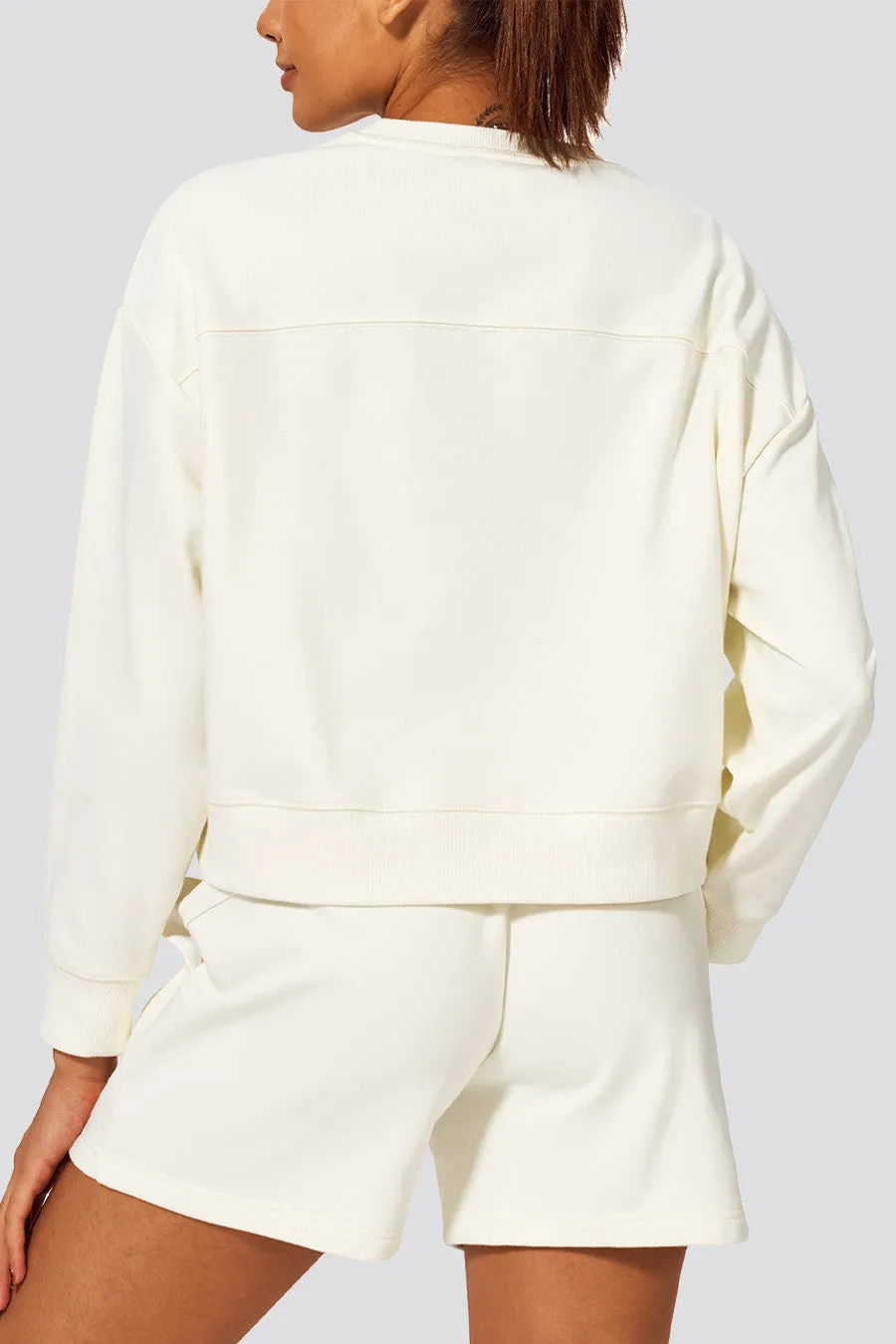 Short Oversized Sweatshirt