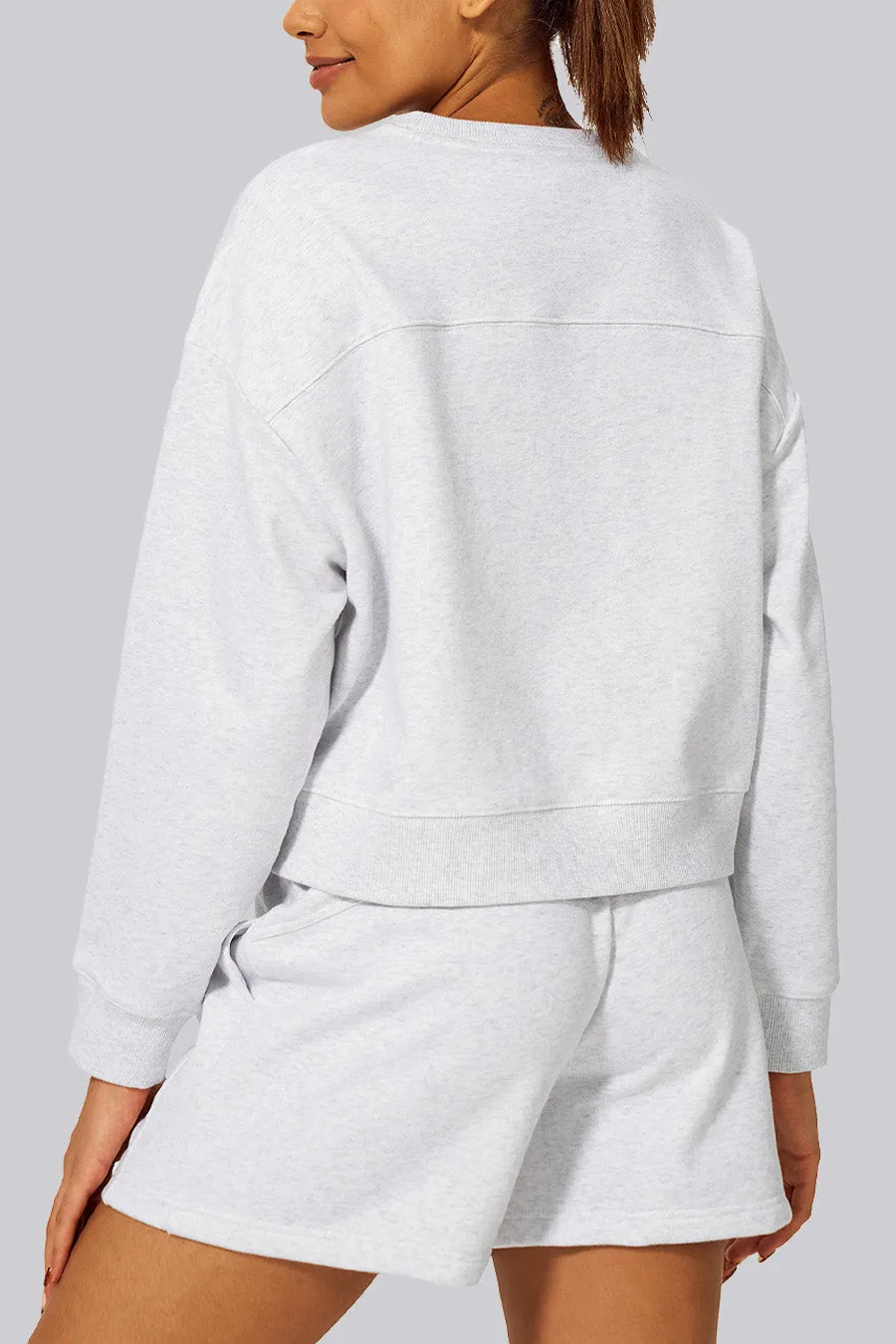 Short Oversized Sweatshirt