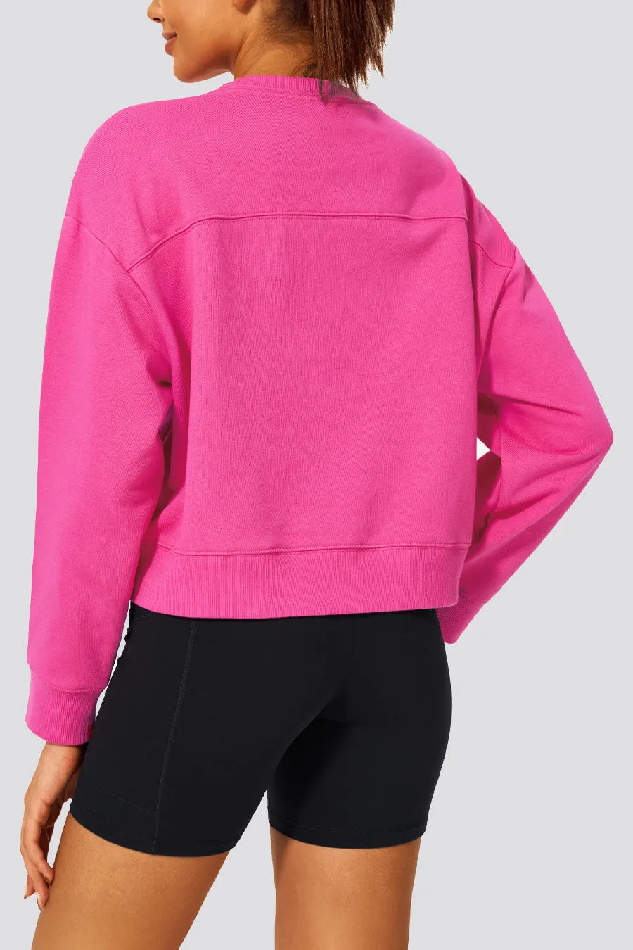 Short Oversized Sweatshirt