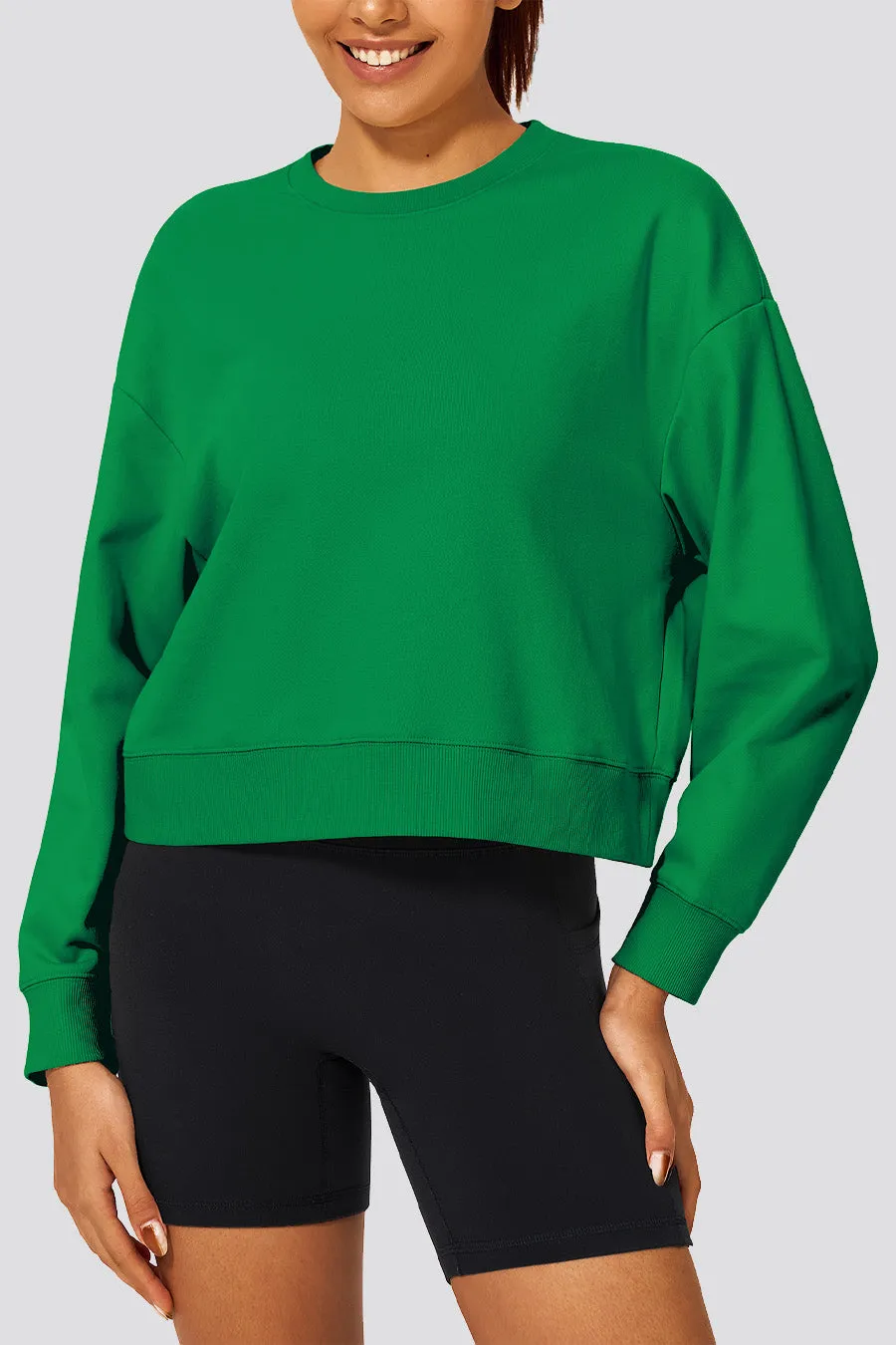 Short Oversized Sweatshirt