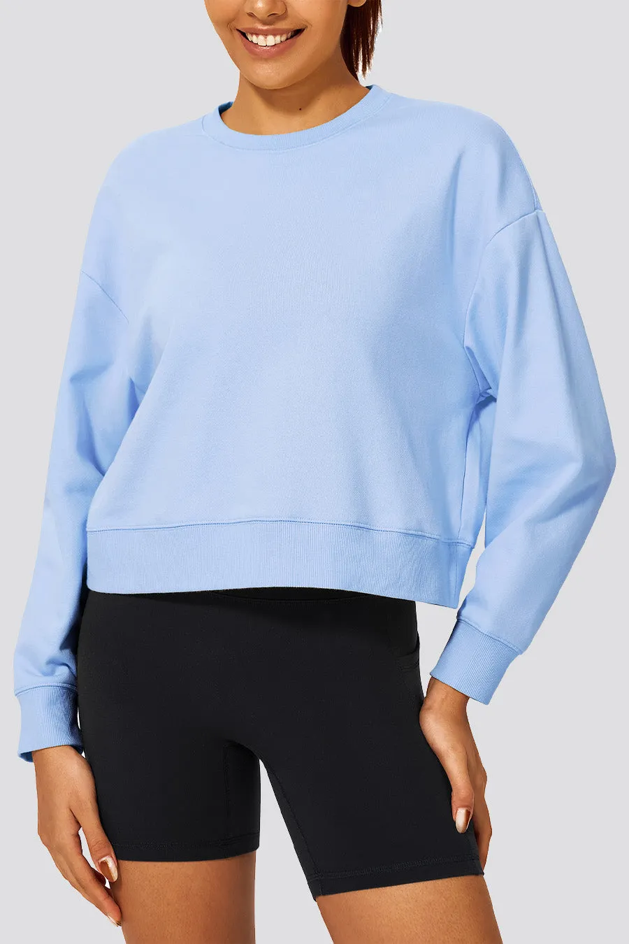 Short Oversized Sweatshirt