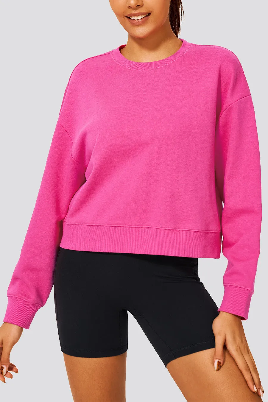 Short Oversized Sweatshirt