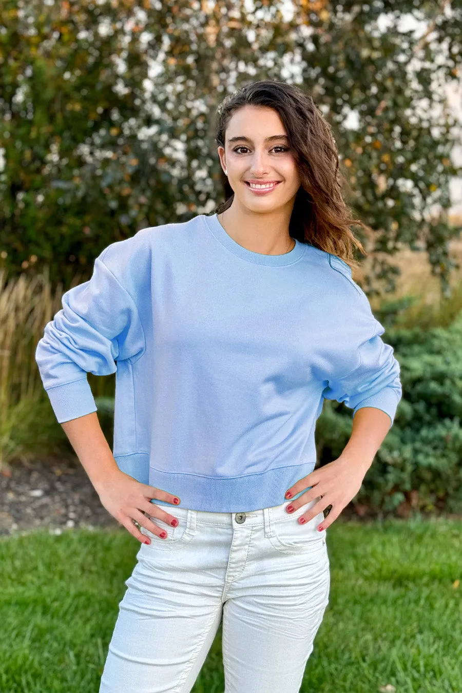 Short Oversized Sweatshirt