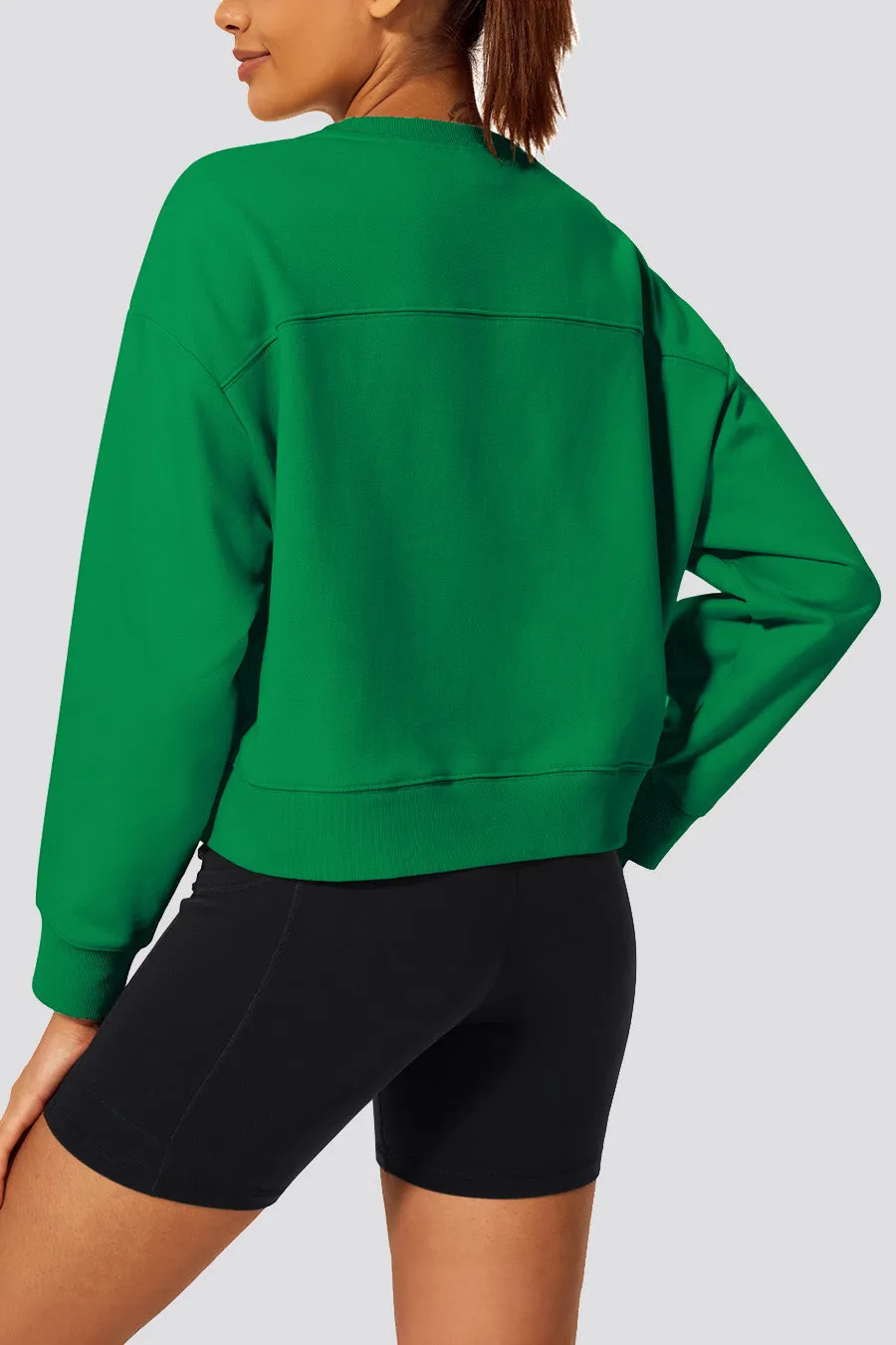 Short Oversized Sweatshirt