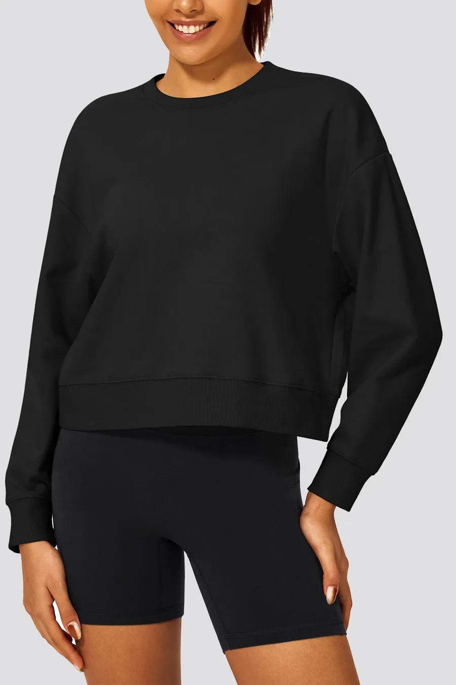 Short Oversized Sweatshirt