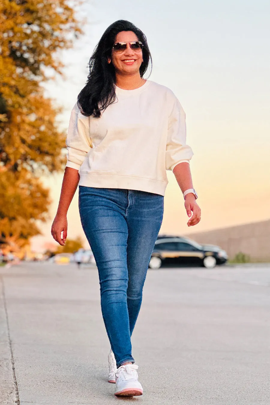 Short Oversized Sweatshirt