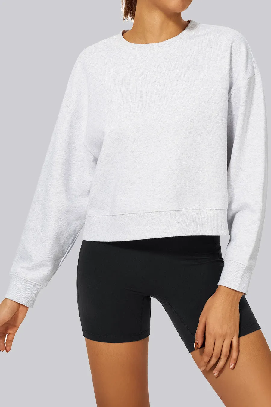Short Oversized Sweatshirt