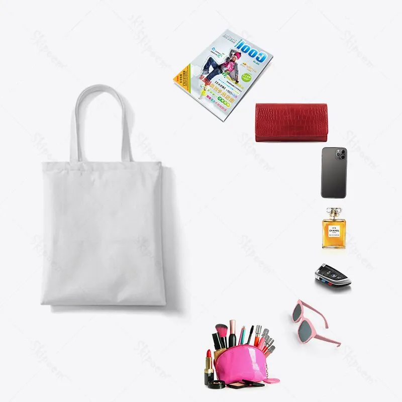 Shoulder Canvas Bag Tote Shopping Bags Daughter Son Mom Large Capacity