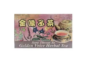 Sore Throat to Golden Voice Herbal Tea