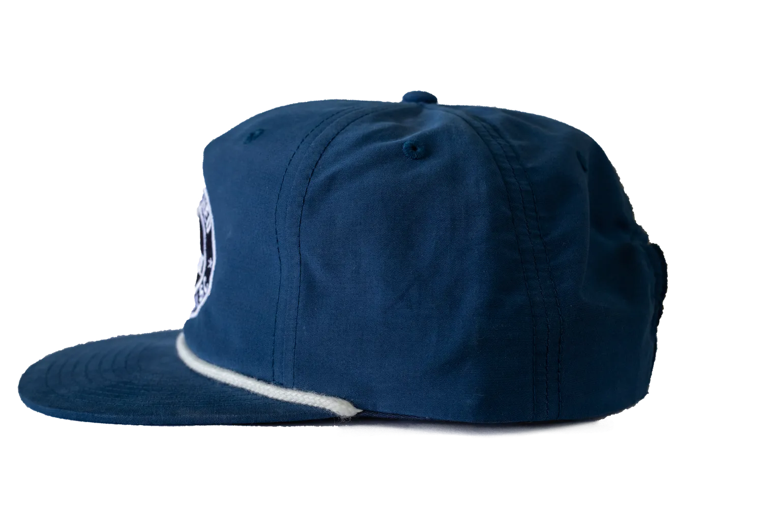 The Boat Shed Logo Rope Hat - Navy/ White
