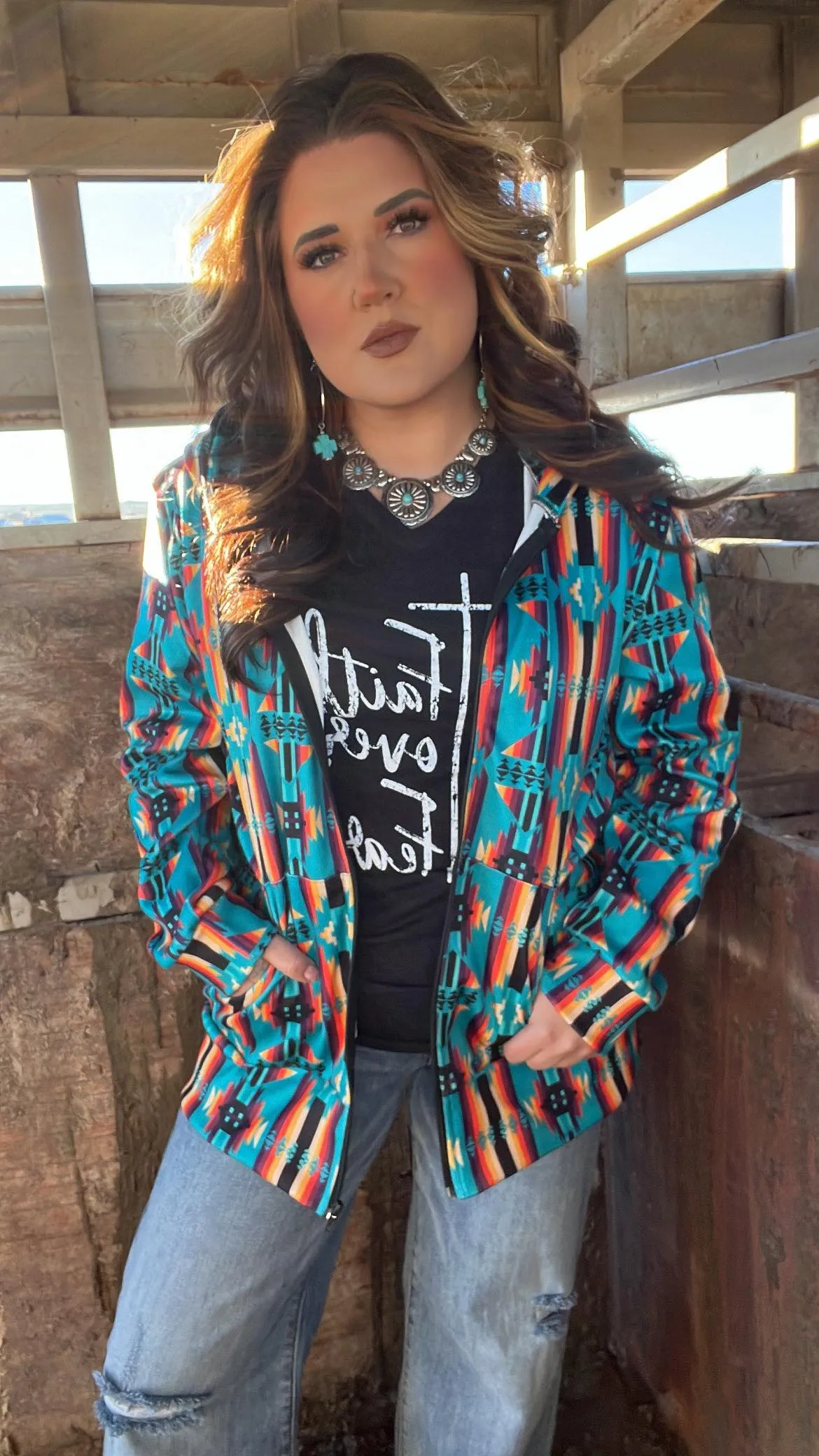 The There It Is Aztec Sweatshirt