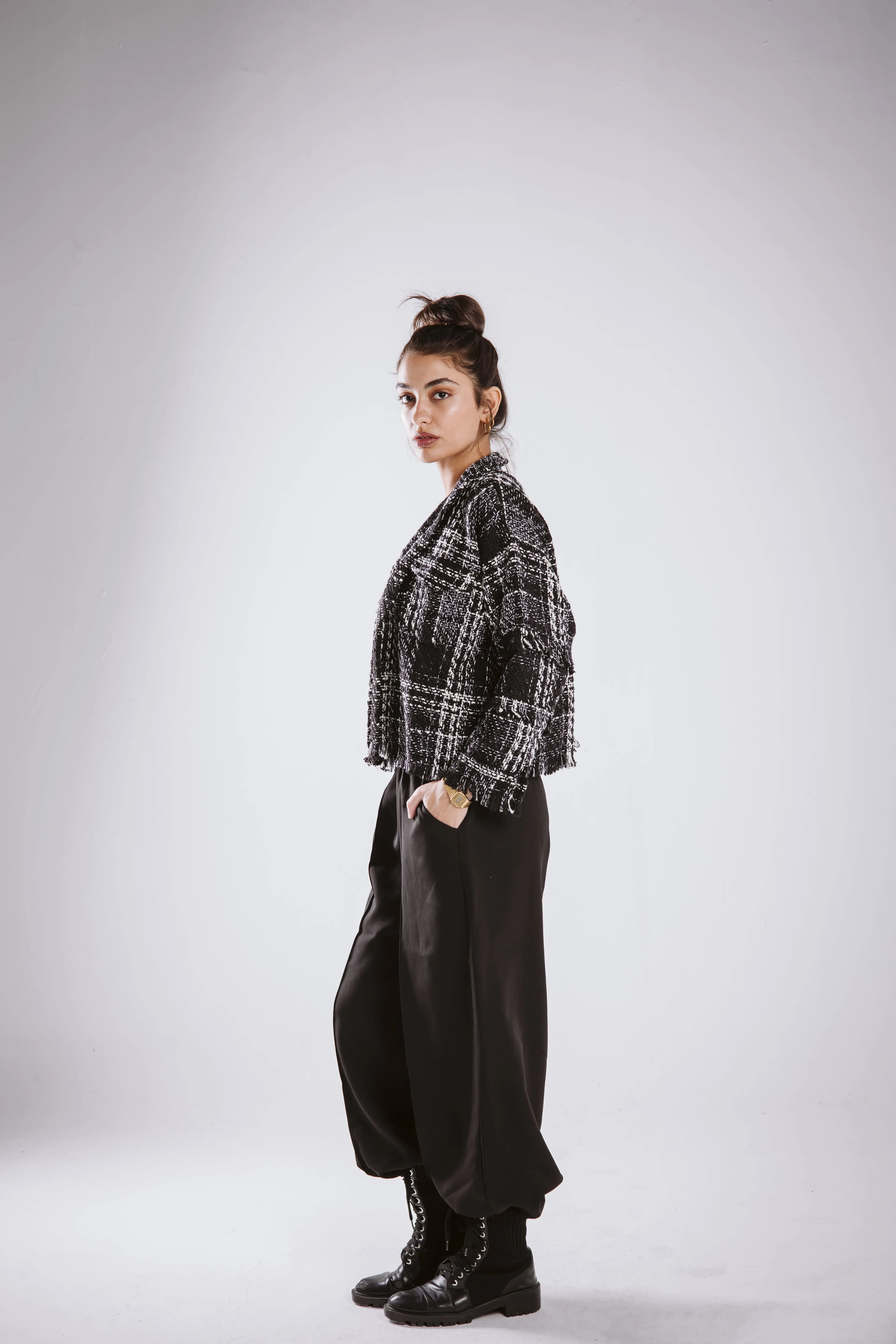 Tweed Cropped Jacket