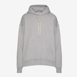 Valentino Garavani Metallic V Detail Hoodie