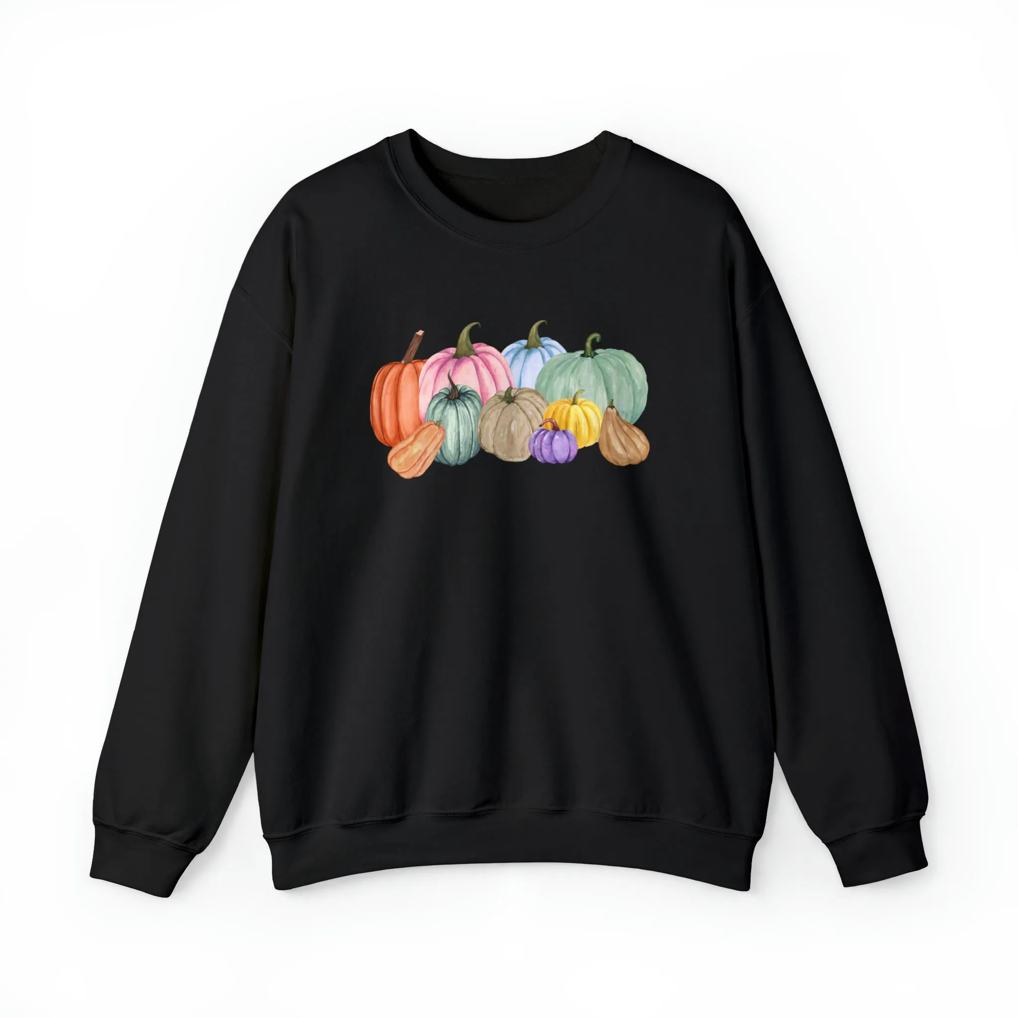Watercolor Pumpkin Sweatshirt, Fall Pumpkin Sweatshirt, Colorful Pumpkin Sweatshirt, Autumn Shirt, Fall Teacher Sweatshirt, Halloween Gift