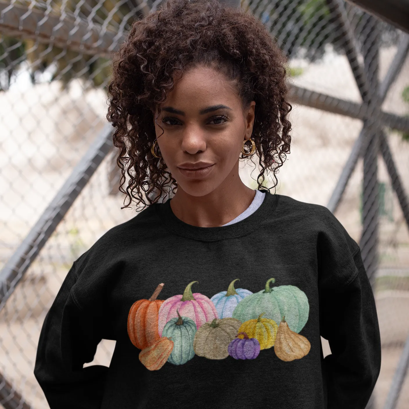 Watercolor Pumpkin Sweatshirt, Fall Pumpkin Sweatshirt, Colorful Pumpkin Sweatshirt, Autumn Shirt, Fall Teacher Sweatshirt, Halloween Gift