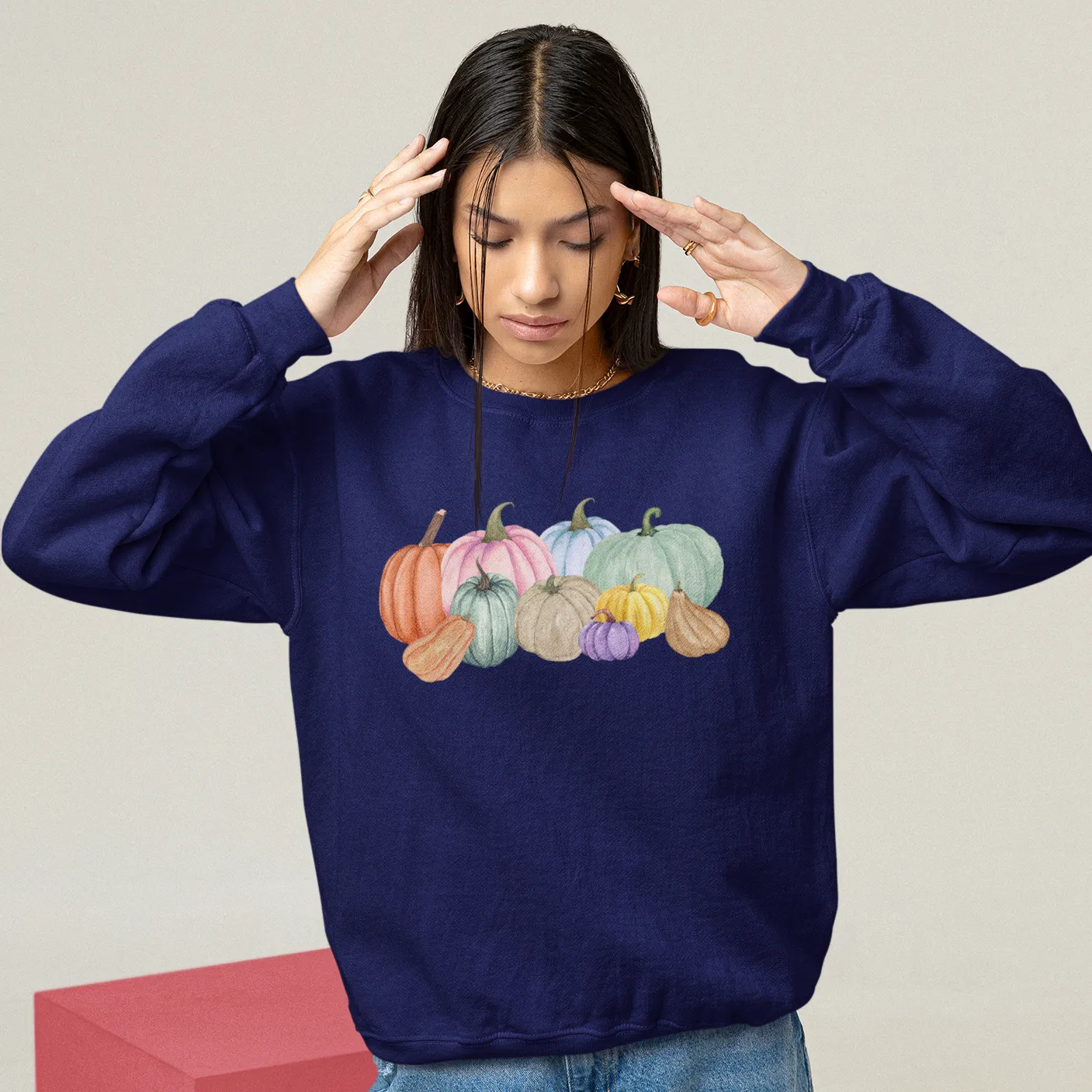 Watercolor Pumpkin Sweatshirt, Fall Pumpkin Sweatshirt, Colorful Pumpkin Sweatshirt, Autumn Shirt, Fall Teacher Sweatshirt, Halloween Gift