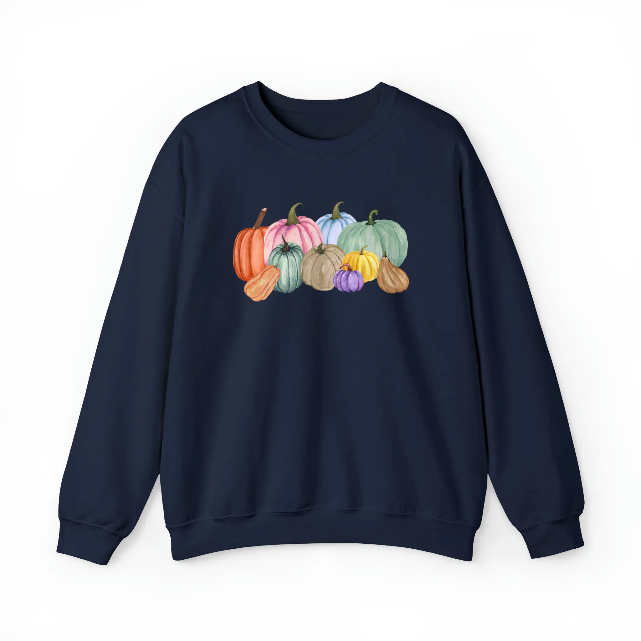 Watercolor Pumpkin Sweatshirt, Fall Pumpkin Sweatshirt, Colorful Pumpkin Sweatshirt, Autumn Shirt, Fall Teacher Sweatshirt, Halloween Gift