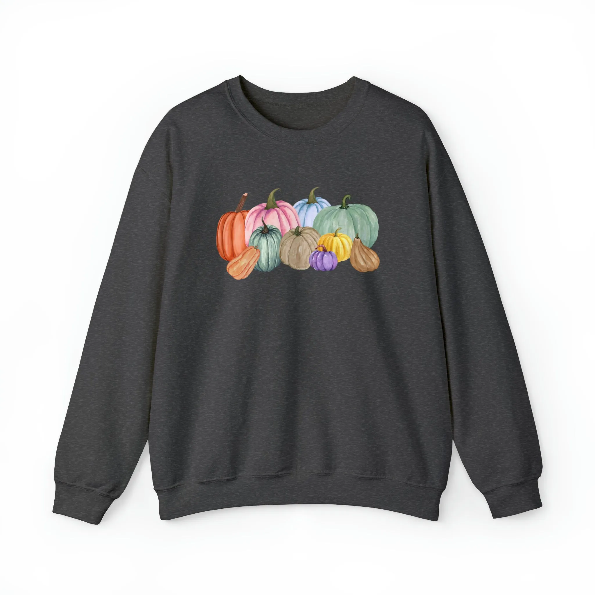 Watercolor Pumpkin Sweatshirt, Fall Pumpkin Sweatshirt, Colorful Pumpkin Sweatshirt, Autumn Shirt, Fall Teacher Sweatshirt, Halloween Gift