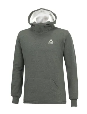 Winter Sweatshirt Crew Comfort Line mit Kapuze Dunkel-Melange
