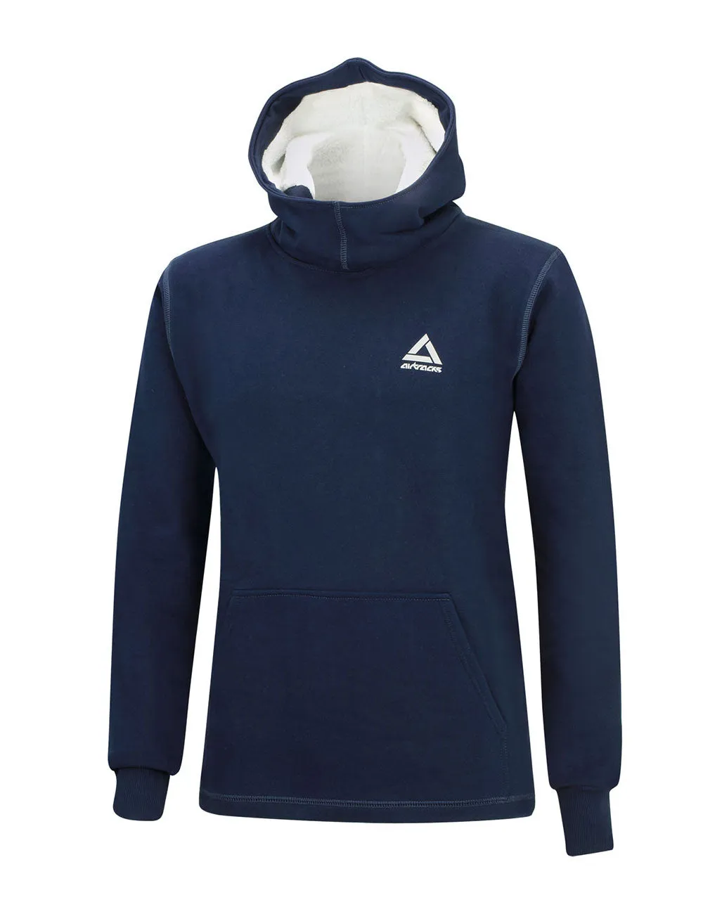 Winter Sweatshirt Crew Comfort Line mit Kapuze Navy-Blau
