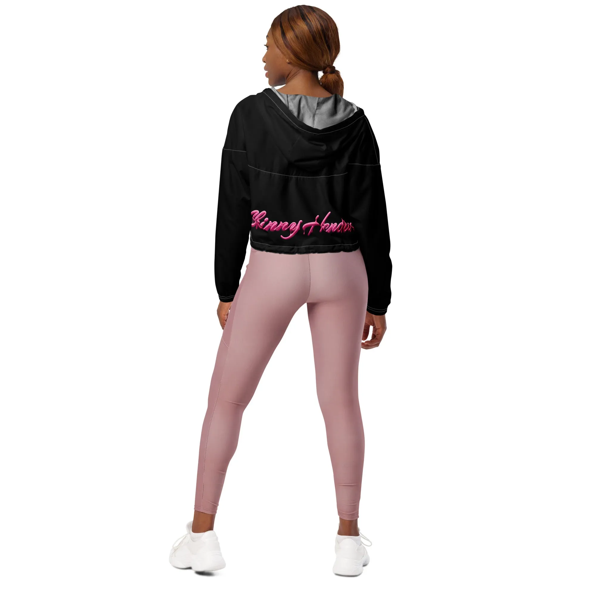 Womens cropped windbreaker