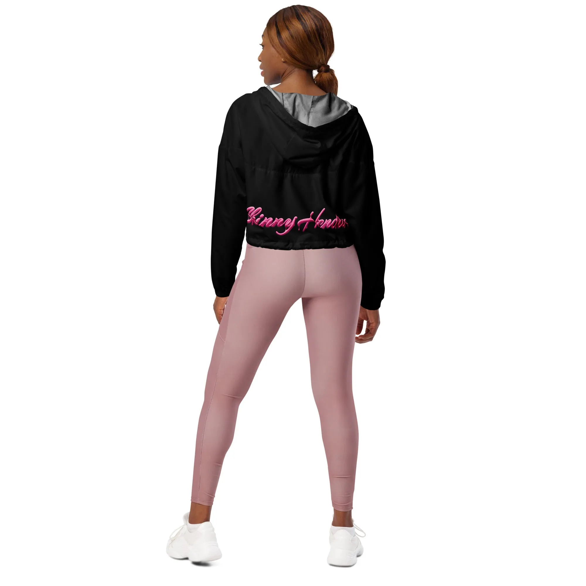 Womens cropped windbreaker