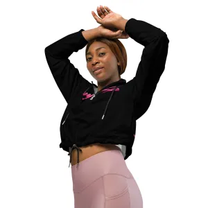 Womens cropped windbreaker