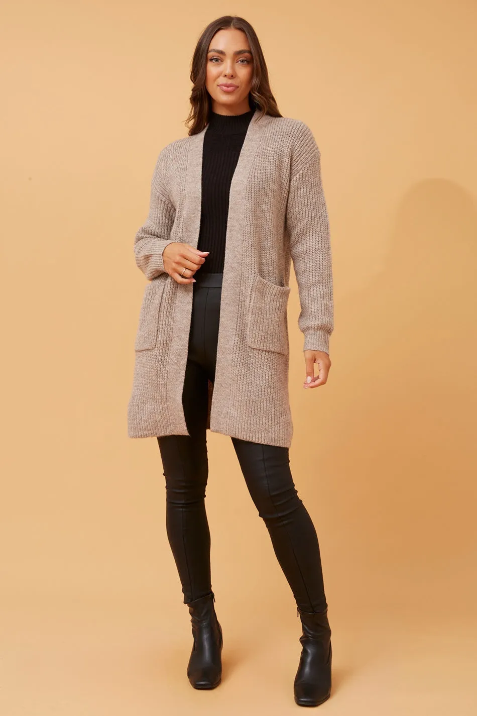 ZIBA SOLID KNIT CARDIGAN